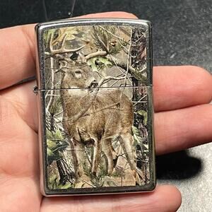 Zippo Lighter Realtree APG Majestic Deer Authentic Zippo Wind Proof Made In USA